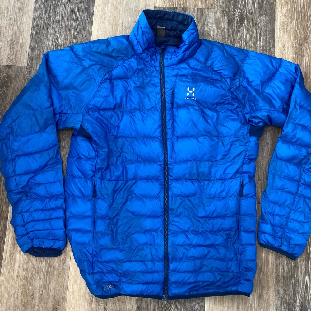Haglofs Men's Blue Lightweight Puffer Jacket